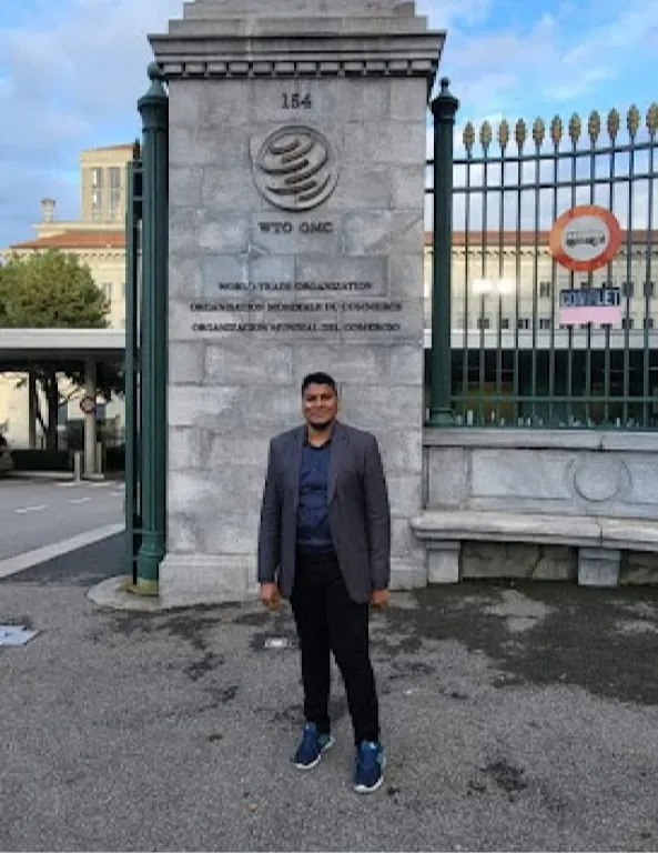 Infront of WTO office, Switzerland Infront of WTO office, Switzerland